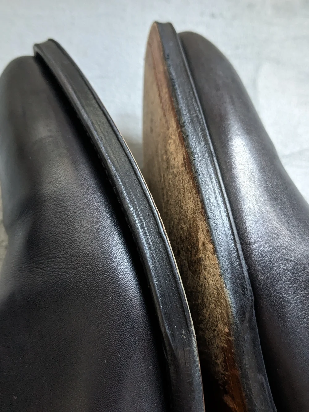 Gucci Black Leather Chelsea Boots for Men Size Zip US 11